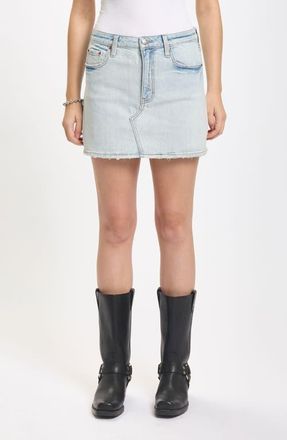Daze Malibu Denim Miniskirt in Magnetic at Nordstrom, Size 27