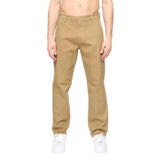 Crosshatch Mannen Chalford Chinos (Biscuit)
