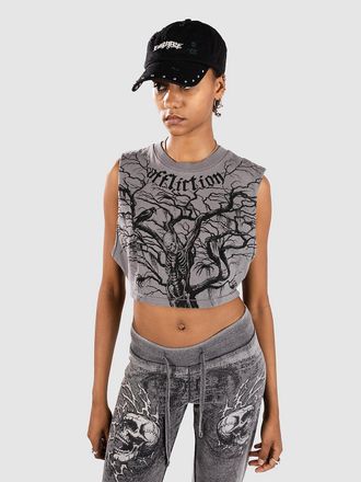 Affliction Catharsis Sleeveless Crew Tank Top grau