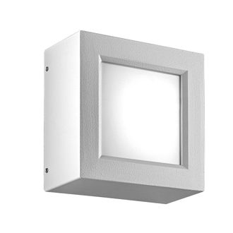 Rossini Illuminazione Enter - Applique/plafoniera Led 23w Bianca 3000k Ip65 - Illuminazione Per Esterni Quadrata Ad Alta Resistenza Agli Agenti Atmosferici