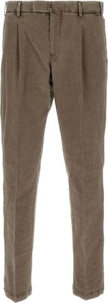 Pantaloni Torino pleated straight-leg trousers - Neutrals