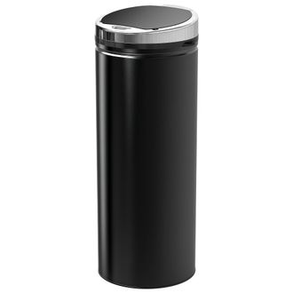 OEM Cubo De Basura Autom&aacute;tico 50l Con Tapa Cierre Suave Y Silencioso Cuerpo De Acero Inoxidable Negro