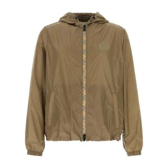 Burberry Heren, Jassen, Bruin, Maat: L Nylon