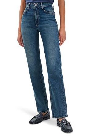 Rag & Bone Harlow Mid Rise Straight Leg Jeans in Ness at Nordstrom Rack, Size 24