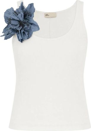 Tory Burch Mujer, Camisetas, Blanco, Talla: L