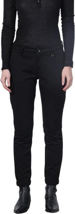 Mason's Chile City Cargo Broek - Dames - Slim Fit Broeken - Zwart - M - Broeken
