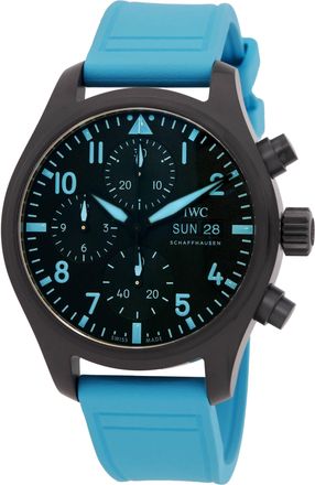 IWC Limited Edition Pilots George Russell Chronograph Automatic Black Dial Watch IW389411