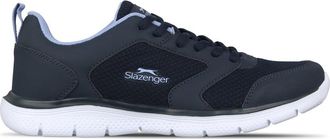 Slazenger Force Mesh Womens Trainers Navy/Purple 8 UK