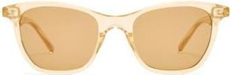 Le Specs Nonsensical 52mm D-Frame Sunglasses in Blonde/light Brown Mono at Nordstrom Rack