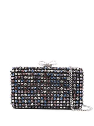 Self Portrait Crystal Embellished Clutch