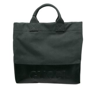 Gucci Pre-owned Gucci Canvas Embossed Logo Tote Unisex 5H46M7NCJPTIZTTG