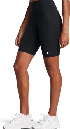 Under Armour Trainingsshorts UNDER ARMOUR MOTION BIKE SHORT EMEA, Damen, Gr. XL, N-Gr, schwarz,, wei&szlig;, Obermaterial: 80% Polyester, 20% Elasthan, Hosen Trainingssh