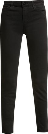 Paige Hoxton Ultra-Skinny Ankle Jeans, Black Shadow