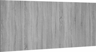 vidaXL Cabecero De Cama Madera Contrachapada Gris Sonoma 200x1,5x80 Cm Vidaxl