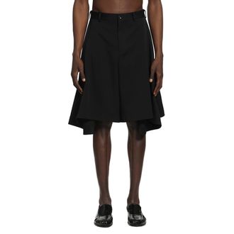 Comme Des Gar&ccedil;ons Peplum Wool Shorts