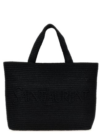 Saint Laurent Womens Rafia Tote Bag