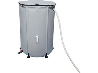 Habitat et Jardin Habitat Et Jardin - Dep&oacute;sito Recuperador De Agua Flexible De Pvc 250 L - Gris