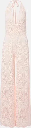 Alexandra Miro Irena halterneck lace jumpsuit