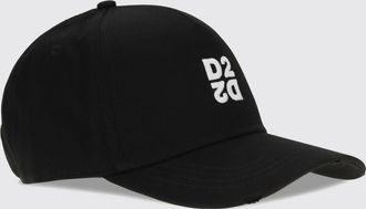 Dsquared2 Cappello da baseball in cotone con logo ricamato