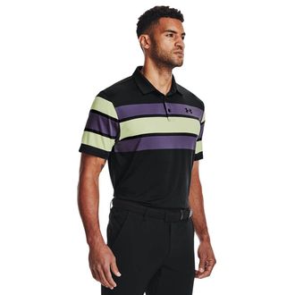Under Armour Mens Playoff 2.0 Polo Shirt - Black/Twilight Purple - M