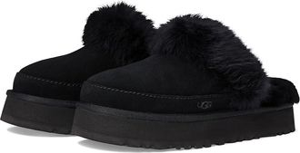 UGG Disquette Chalet Womens Slippers Black : 12 B - Medium, Suede