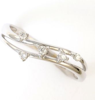 C&A White Gold White Gold (14K) Band Ring (Pre-Owned)