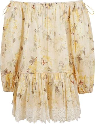 Zimmermann Cascadian Tiered Mini Dress