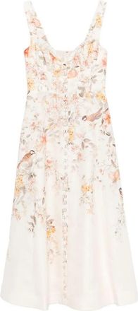 Zimmermann Luna Buttoned Picnic Dress