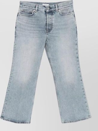 Toteme denim cotton trousers five pocket design