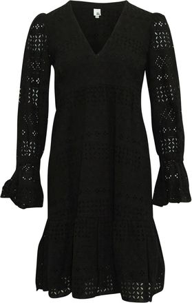 IRIS & INK v-neck dress - women - Cotton - S - Black