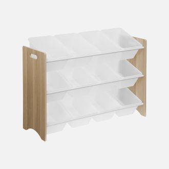 Sweeek Almacenamiento Infantil Para Juguetes, 12 Compartimentos