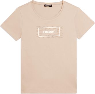 Freddy T-shirt con Logo FREDDY su Grafica Ondulata