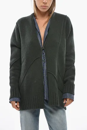 Bruno Manetti Cardigan in Lana Vergine e Cashmere Bruno Manetti