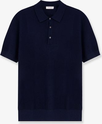 Bramani Cashmere Polo in misto cotone e seta - BRAMANI CASHMERE - gender_Man