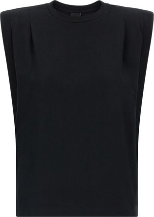 Pinko Black Crew Neck Sleeveless T-shirt