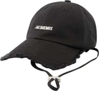 Jacquemus Artisjok Pet - Dames - Petten - Zwart - 60 CM - Katoen - Accessoires