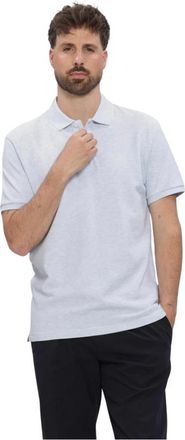 Profuomo Polo SS Basis Pique - Heren - Polos - Blauw - L - Katoen - Tops