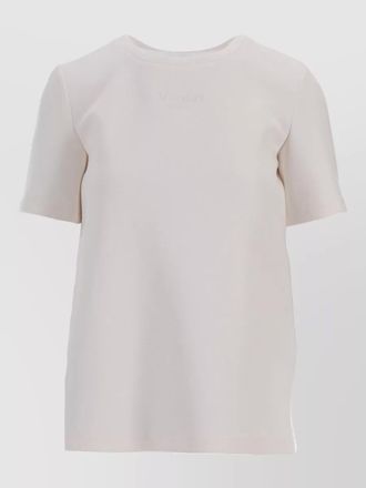Max Mara short sleeve crew neck plain top