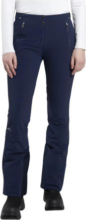 Kjus Formula Pants - Dames - Ski broeken - Blauw - L - Leer - Fitness