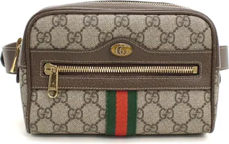 Gucci Beige Gg Supreme Leather Sling Bag (Pre-Owned)