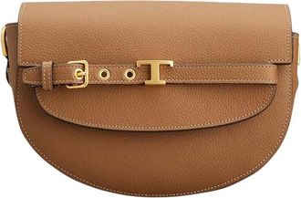 Tod's Brown T Signature Mini Crossbody Bag
