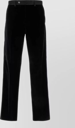 Fendi velvet tailored trousers