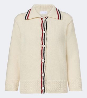 Thom Browne C&aacute;rdigan de lana y mohair