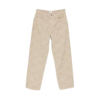 Liu Jo Straight Jeans, female, Beige, Size: W27 White Jeans