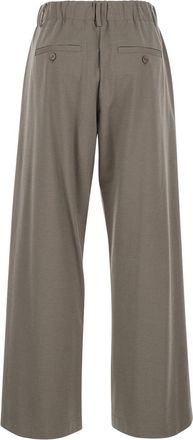 Brunello Cucinelli Womens Trousers Beige Cotton-Blend