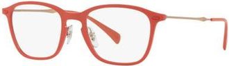 Ray-Ban 51mm Square optical glasses in Red at Nordstrom