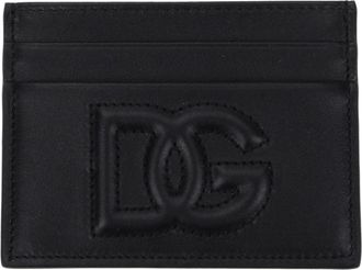 Dolce & Gabbana Dolce&Gabbana Damens Dokumentenhalter Leder Schwarz