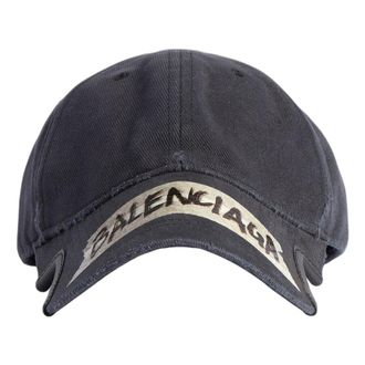 Balenciaga Masking Tape Cap Faded Black 858087410B21041