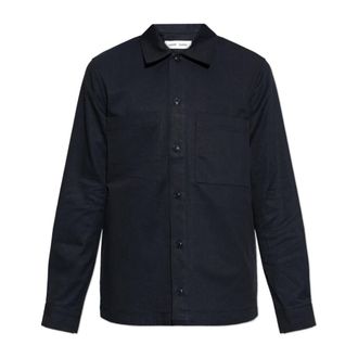 Sams&oslash;e & Sams&oslash;e Sataka Jacket - Heren - Zomerjassen - Blauw - M - Katoen - Jassen