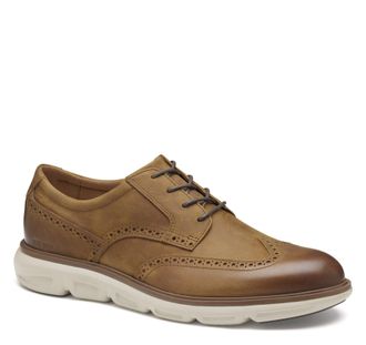 Johnston & Murphy Mens Arnett Wingtip Lace-Up Oxford